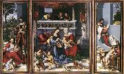 CRANACH, Lucas the Elder Altarpiece of the Holy Family dsf china oil painting artist